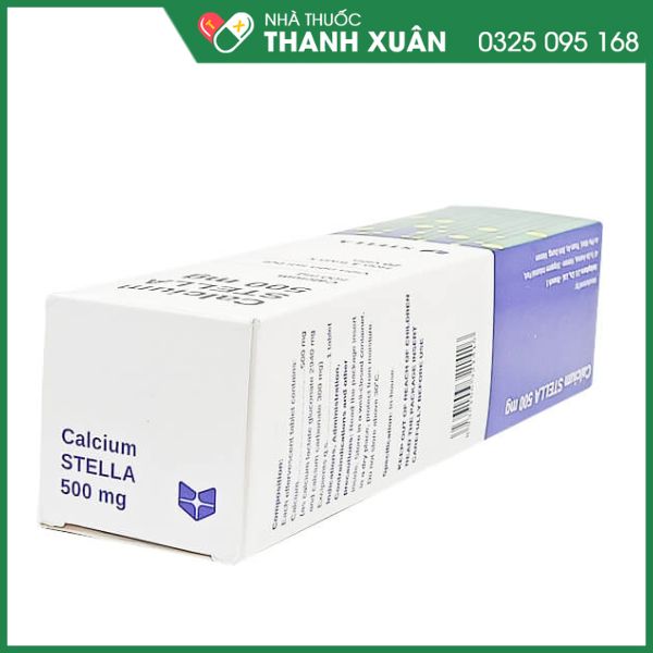 Calcium Stella 500mg bổ sung calci